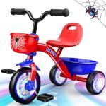 Spiderman Electric Tricycle for Kids with Lights