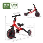 besrey 5-in-1 Toddler Bike for Kids Ages 1-4