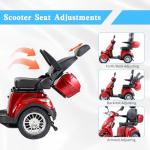 Heavy-Duty 4-Wheel Mobility Scooter for Seniors