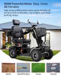 Dvsripa Heavy-Duty All-Terrain 4-Wheel Scooter