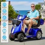 Dvsripa Heavy-Duty 4 Wheel Mobility Scooter for Adults