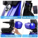 Dvsripa Heavy-Duty 4 Wheel Mobility Scooter for Adults