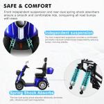 Dvsripa Heavy-Duty 4 Wheel Mobility Scooter for Adults