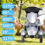 Dvsripa Heavy-Duty All-Terrain Mobility Scooter