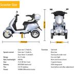 Dvsripa Heavy-Duty All-Terrain Mobility Scooter
