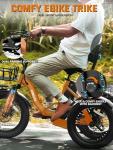 ESKUTE Folding Electric Trike with Fat Tires