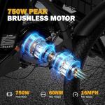 Qlife Triker 750W Folding Electric Trike for Adults