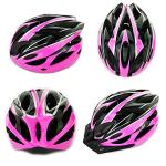 UPANBIKE Adjustable Adult Bike Helmet - Pink & Black
