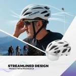 ROCKBROS Bike Helmet with Magnetic Goggles and Visor