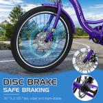 MOONCOOL 24'' Electric Tricycle for Adults