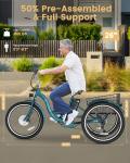 MOONCOOL 350W Electric Tricycle for Adults