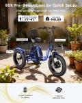 MOONCOOL 48V 500W Electric Fat Tire Tricycle