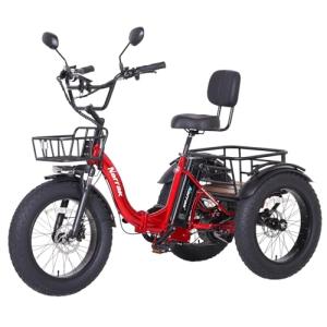 NARRAK 1350W Folding Electric Tricycle for Adults
