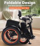 NOMIGO Folding Electric Tricycle with 500W Motor