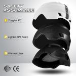 Odoland Snow Ski Helmet and Goggles Set