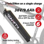 Swifty AT656 All-Terrain Electric Bike for Adults