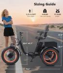NOMIGO Folding Electric Tricycle with 500W Motor