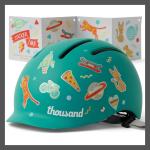 Thousand Teal Blue Kids' Bike Helmet