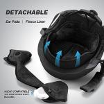 Odoland Ski Helmet and Goggles Combo for All