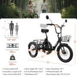 Vivi T01 20" Fat Tire Electric Trike