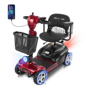 350W Electric Mobility Scooter for Adults, 4 Wheels