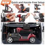 350W Electric Mobility Scooter for Adults, 4 Wheels