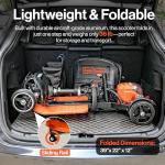 SuperHandy Foldable 4 Wheel Electric Mobility Scooter