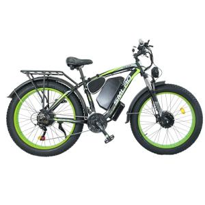Adult Electric Bike: Dual Motor 2000W, 35MPH AWD