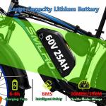 Adult Electric Bike: Dual Motor 2000W, 35MPH AWD