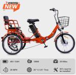 KAKIGO 500W Two-Seater Electric Tricycle for Adults