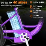 MOPHOTO Adult Electric Tricycle, 350W-750W Motor