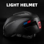 ROCKBROS Bike Helmet with Rear Light and Goggles