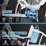 Mooncool 16" Kids Electric Tricycle with Helmets