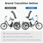 MOPHOTO Adult Electric Tricycle, 350W-750W Motor