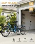 MOONCOOL 350W Electric Tricycle for Adults