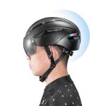 ROCKBROS Bike Helmet with Rear Light and Goggles