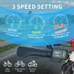 Mooncool 16" Kids Electric Tricycle with Helmets