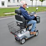 Heavy Duty Metal Rear Basket for Scooters