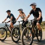 Lightweight Electric Bike Helmet with Rechargeable LED