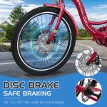 NAIZEA 24" 3-Wheel Electric Bike for Adults