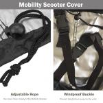 Waterproof Mobility Scooter Cover with Windproof Buckles