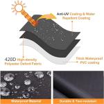 Waterproof Mobility Scooter Cover with Windproof Buckles