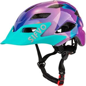 SIFVO Adjustable Kids Bike Helmet with Visor