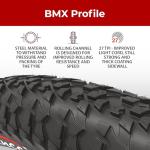 Fincci 20x1.95 Foldable MTB Bike Tire Set