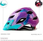 SIFVO Adjustable Kids Bike Helmet with Visor