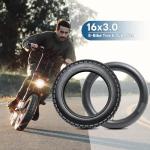 16x3.0 E-Bike Tire and Tube Set