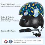 Adjustable Toddler Bike Helmet for Ages 1-8