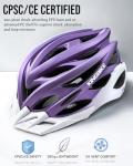 KINGBIKE Lightweight Cycling Helmet with Rechargeable Light
