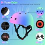 Colorful Adjustable Kids Bike Helmet for Sports