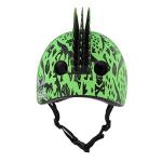 Raskullz Skelosaurus Toddler Helmet, Green/Black